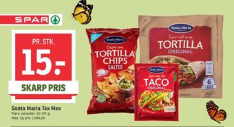 SPAR Santa maria tortillawrap tilbud