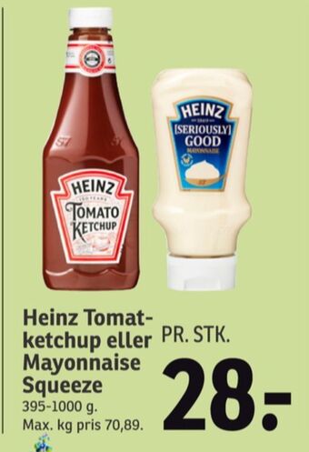 SPAR Heinz ketchup tilbud
