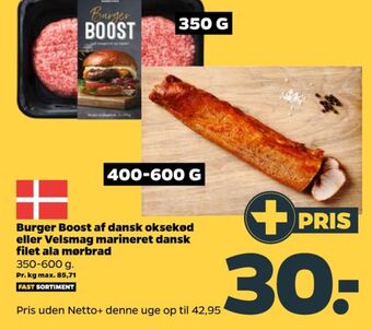 Netto Burger boost hakkebøffer tilbud