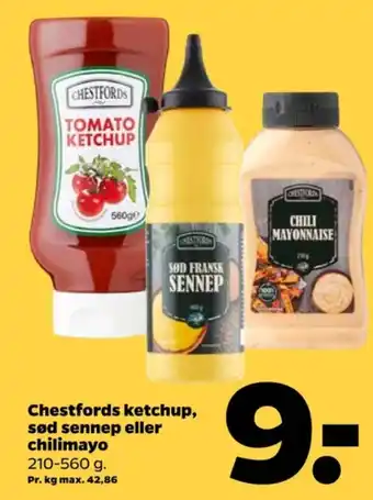 Netto Chestfords ketchup tilbud