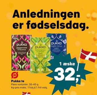 SuperBrugsen Pukka tebreve tilbud