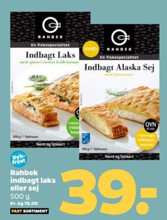 Netto Rahbek indbagt alaska sej tilbud