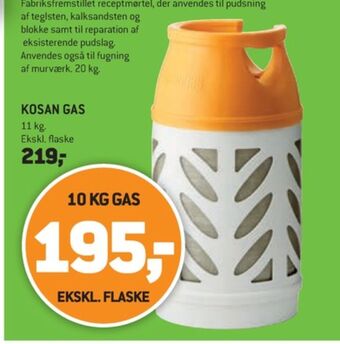 XL-BYG Kosan gasflaske tilbud