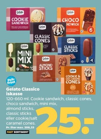 Netto Gelato classico issnacks tilbud