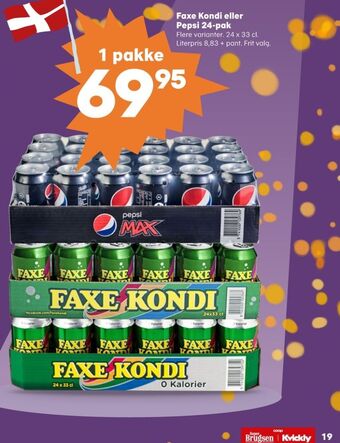 SuperBrugsen Faxe kondi sportssodavand tilbud