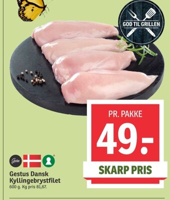 SPAR Gestus kyllingebrystfilet tilbud