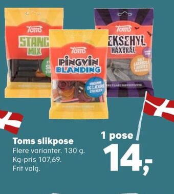 SuperBrugsen Pingvin blanding slikposer tilbud