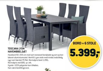 XL-BYG Ukendt havemøbelsæt tilbud