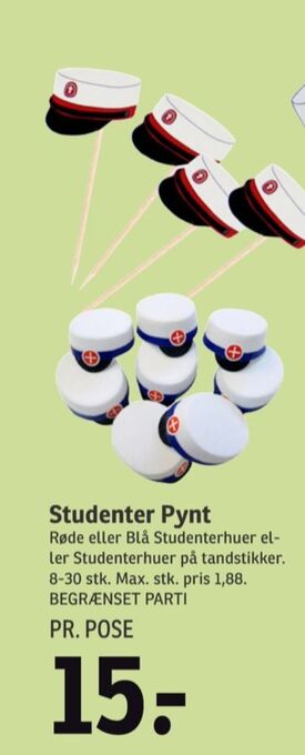SPAR Ukendt studenterpynt tilbud