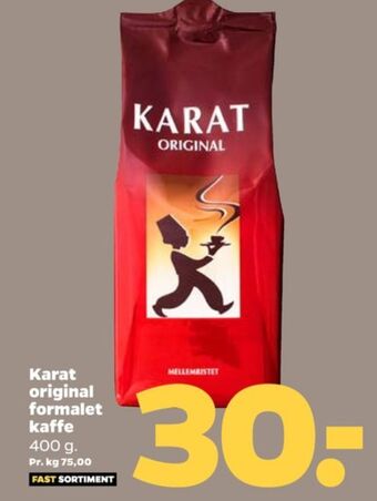 Netto Original kaffe formalet tilbud