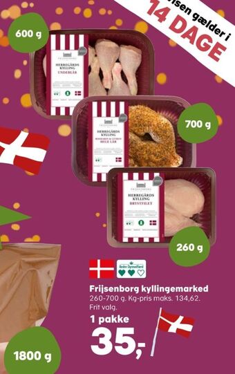 SuperBrugsen Frijsenborg kyllingebrystfilet tilbud