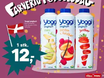 SuperBrugsen Yoggi yoghurt pære & banan tilbud