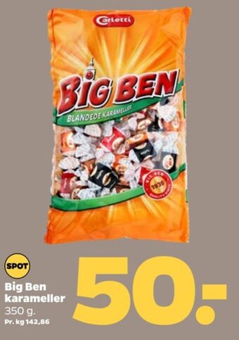 Netto Big ben karameller blandede tilbud