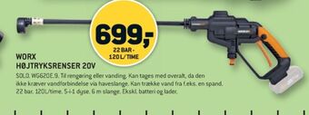 XL-BYG Worx professional højtryksrenser tilbud