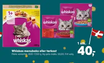 SuperBrugsen Whiskas kattefoder tilbud
