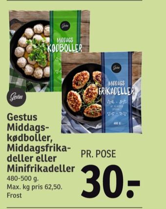 SPAR Gestus kødboller tilbud