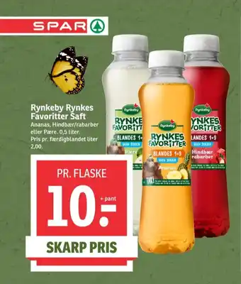 Rynkes favoritter konc. frugtsaft pære