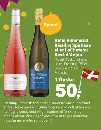 SuperBrugsen Ukendt fransk rosévin tilbud