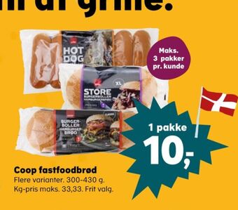 SuperBrugsen Coop hotdogbrød tilbud