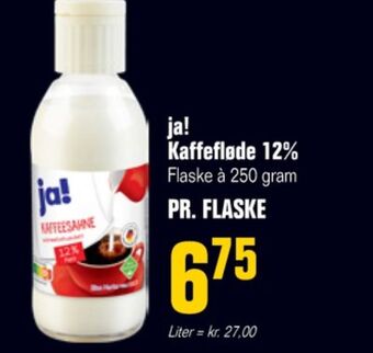 Otto Duborg Ja! kaffefløde tilbud