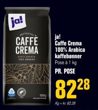 Otto Duborg Caffe crema kaffebønner tilbud