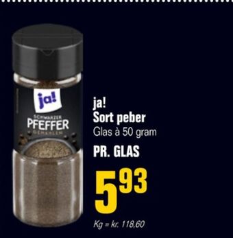 Otto Duborg Ja! peber tilbud