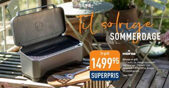 Imerco Morsø elgrill tilbud