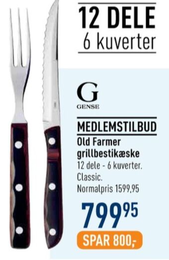 Imerco Gense bestik tilbud