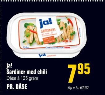 Otto Duborg Ja! sardiner tilbud