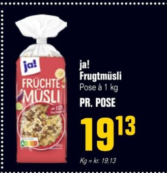 Otto Duborg Ja! müsli tilbud