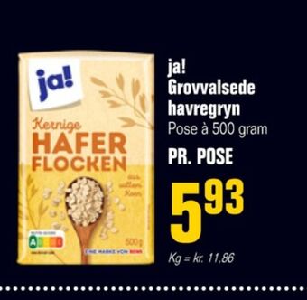 Otto Duborg Ja! havregryn tilbud