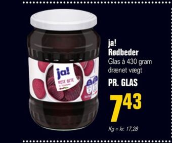 Ja! rødbeder-syltet