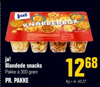 Otto Duborg Ja! snacks tilbud
