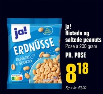 Otto Duborg Ja! peanuts tilbud