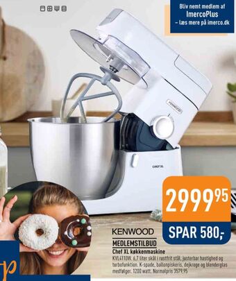 Imerco Kenwood køkkenmaskine tilbud