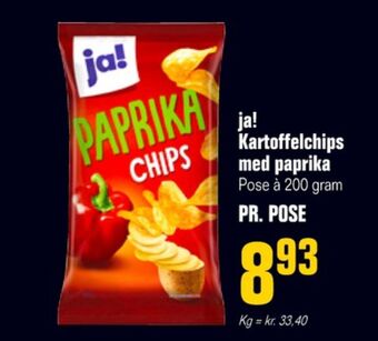 Otto Duborg Ja! chips tilbud