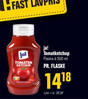 Poetzsch Padborg Ja! ketchup tilbud