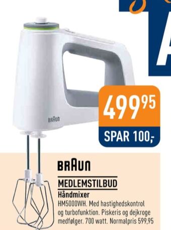 Imerco Braun håndmixer tilbud