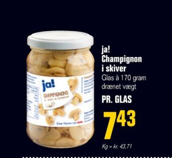 Otto Duborg Ja! champignon tilbud