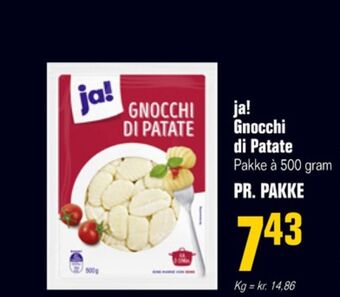 Otto Duborg Ja! gnocchi tilbud