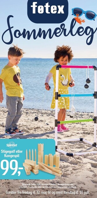 Spinout stigegolf eller kongespil