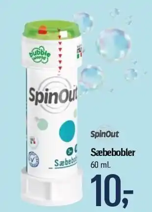Føtex Spinout sæbebobler tilbud