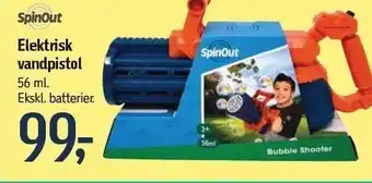 Føtex Spinout elektrisk vandpistol tilbud