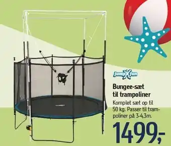 Jumpxfun bungee-sæt til trampoliner