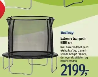 Føtex Bestway extreme tramplin ø305 cm tilbud