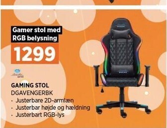 Power Gaming stol tilbud