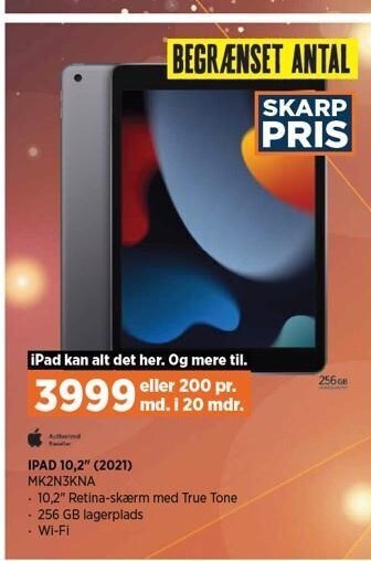 Power Ipad 10,2 (2021) tilbud
