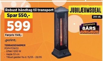 Power Terrassevarmer tilbud