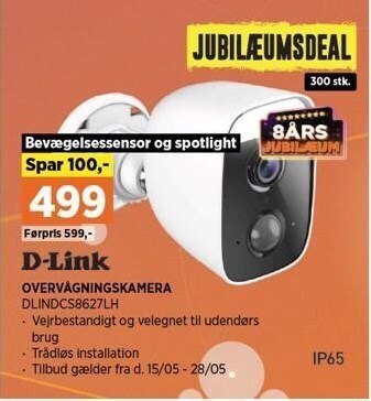 Power Overvågningskamera tilbud