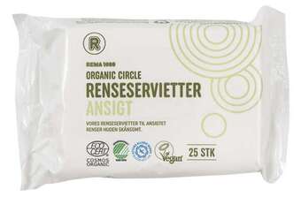 Renseservietter ansigt, 25 ct